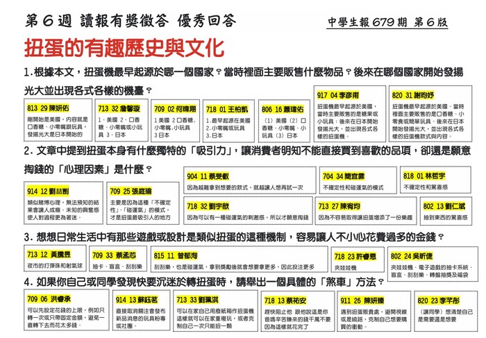 114下 優秀回答 第六周